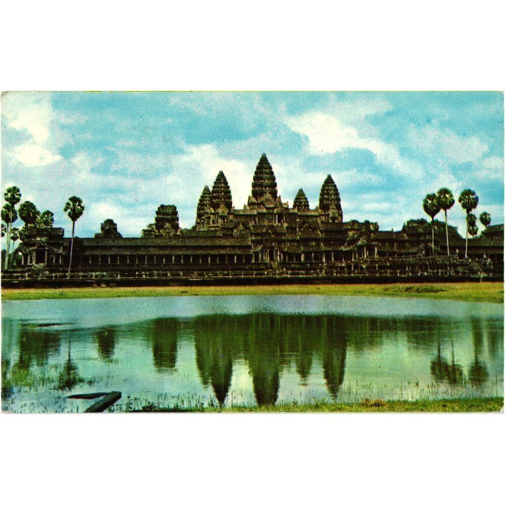 Angkor Wat Siem Reap, Cambodia Postcard